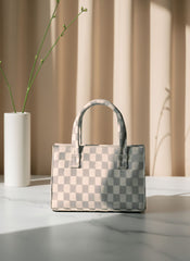 Checkered Style Handbag Design for women 2026