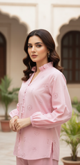 Festive Glow By Ahlam Vol-01-Baby-Pink Shirt Piece