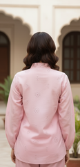 Festive Glow By Ahlam Vol-01-Baby-Pink Shirt Piece