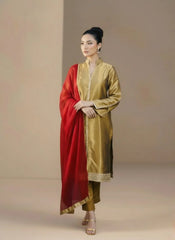 Urban Cut 3 Piece Embroidered Suit