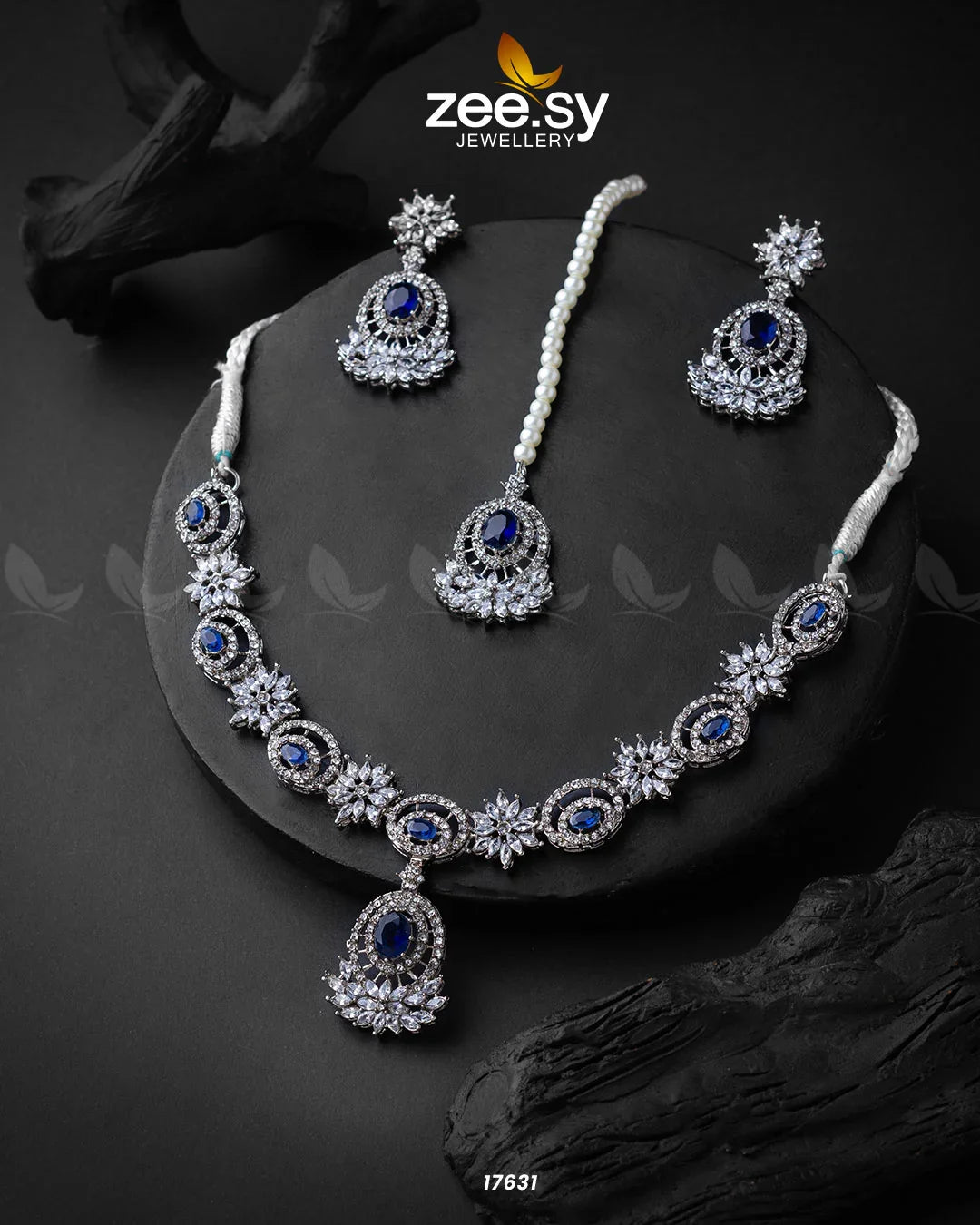 Vista Necklace Blue - Zeesy Jewellery