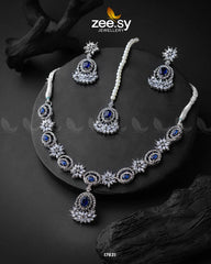 Vista Necklace Blue - Zeesy Jewellery