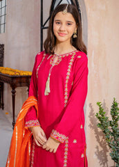 Eid Ki Khushiyan By Modest Stitched 3 Piece Formals Suit-Gulnoor - Pink