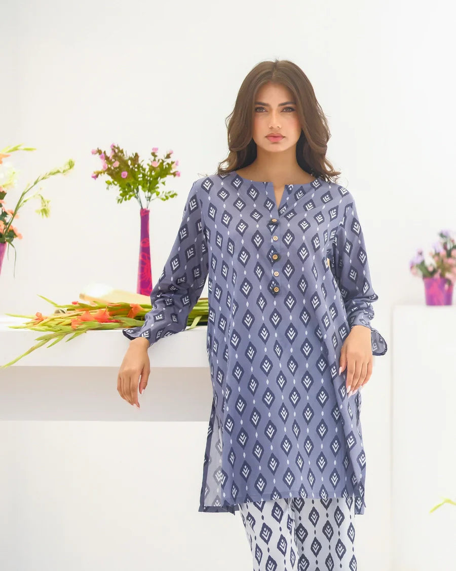 Dhaga Stitched 2 Piece Lawn Collection'2025-Matching separate 0017