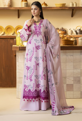 Senora By Humdum Stitched 3 Piece Emb Printed Lawn Collection'2025-D-04