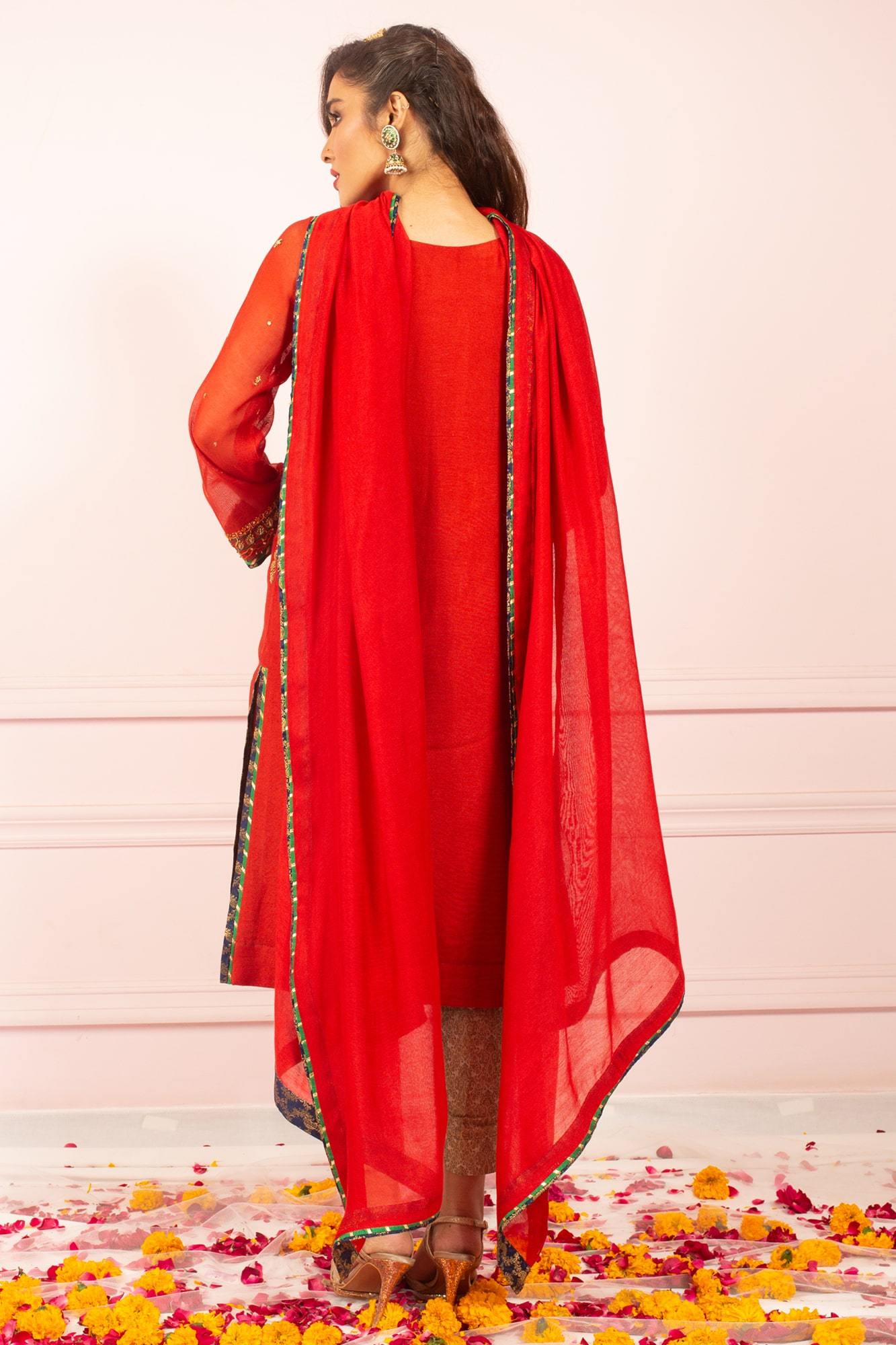 Soughaat By Zaaviay Stitched Laali (Kurti Only)