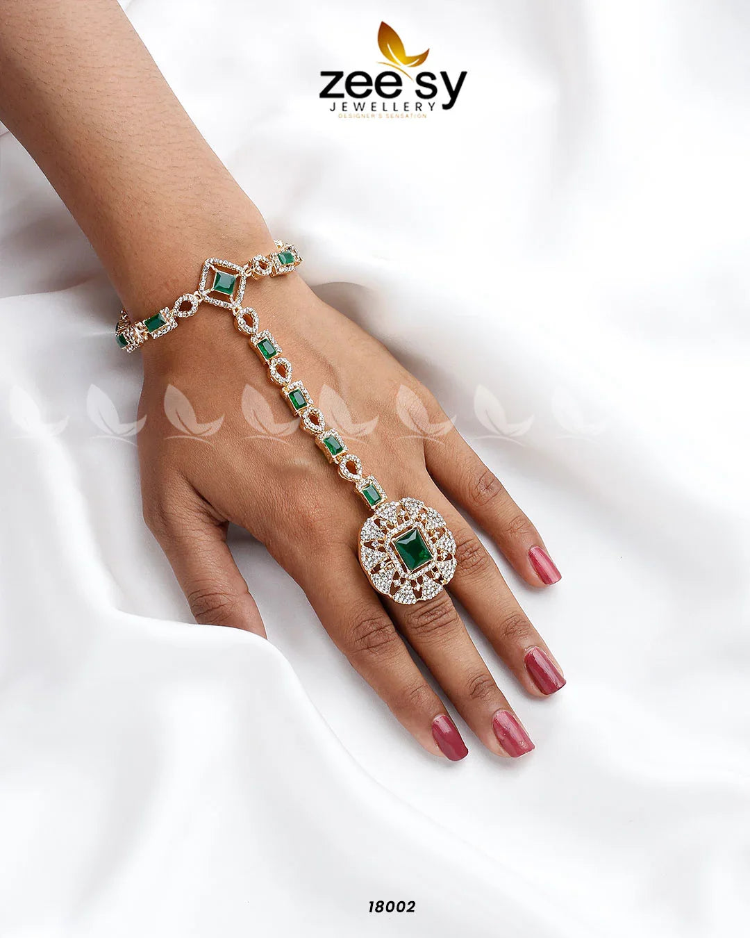 Delicate Anja Golden Green - Zeesy Jewellery