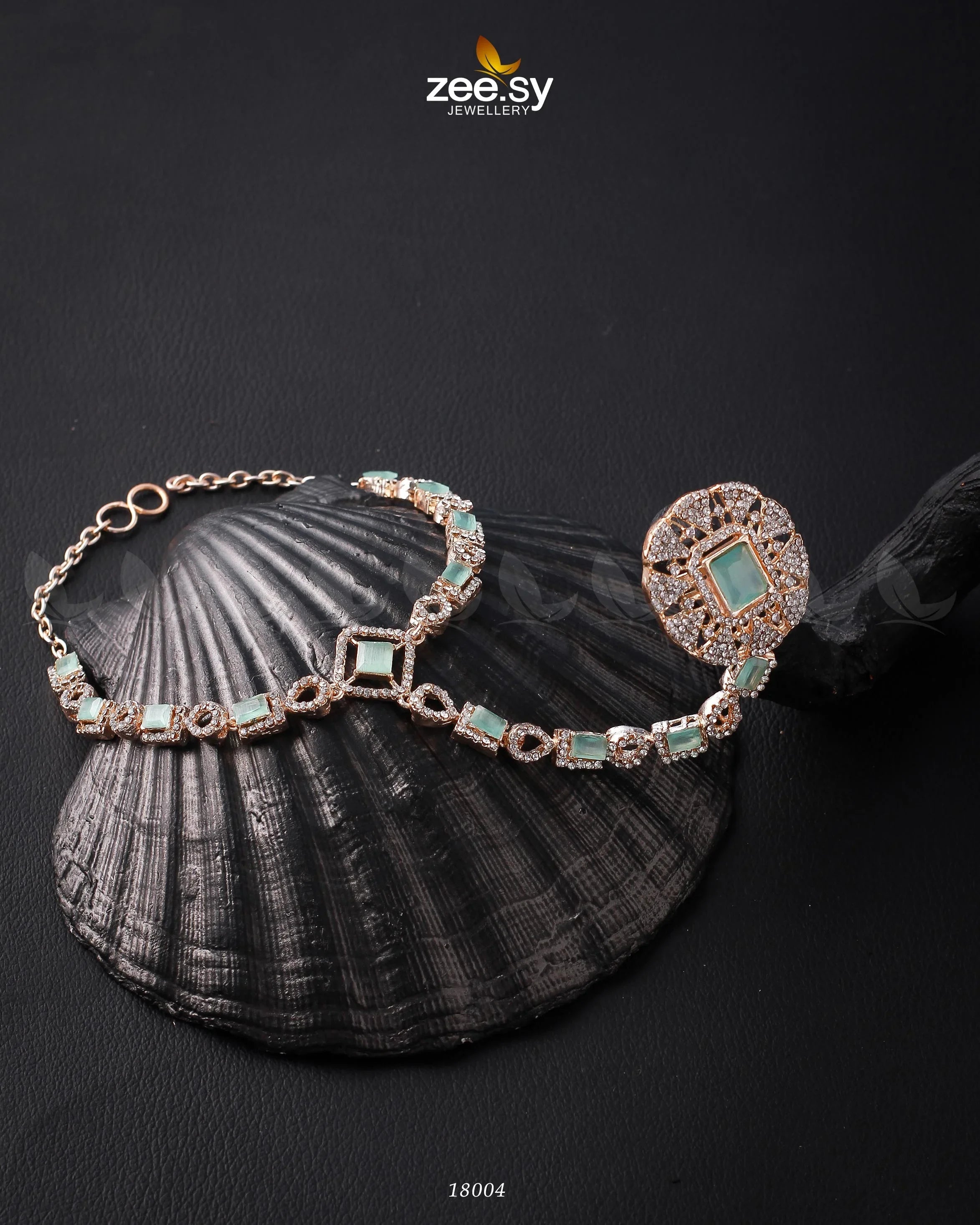 Delicate Anja Mint Green - Zeesy Jewellery