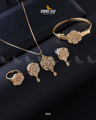 Petal Pendant Set - Zeesy Jewellery