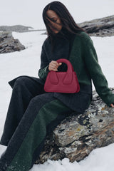 Fineur Handbag Crest - Maroon