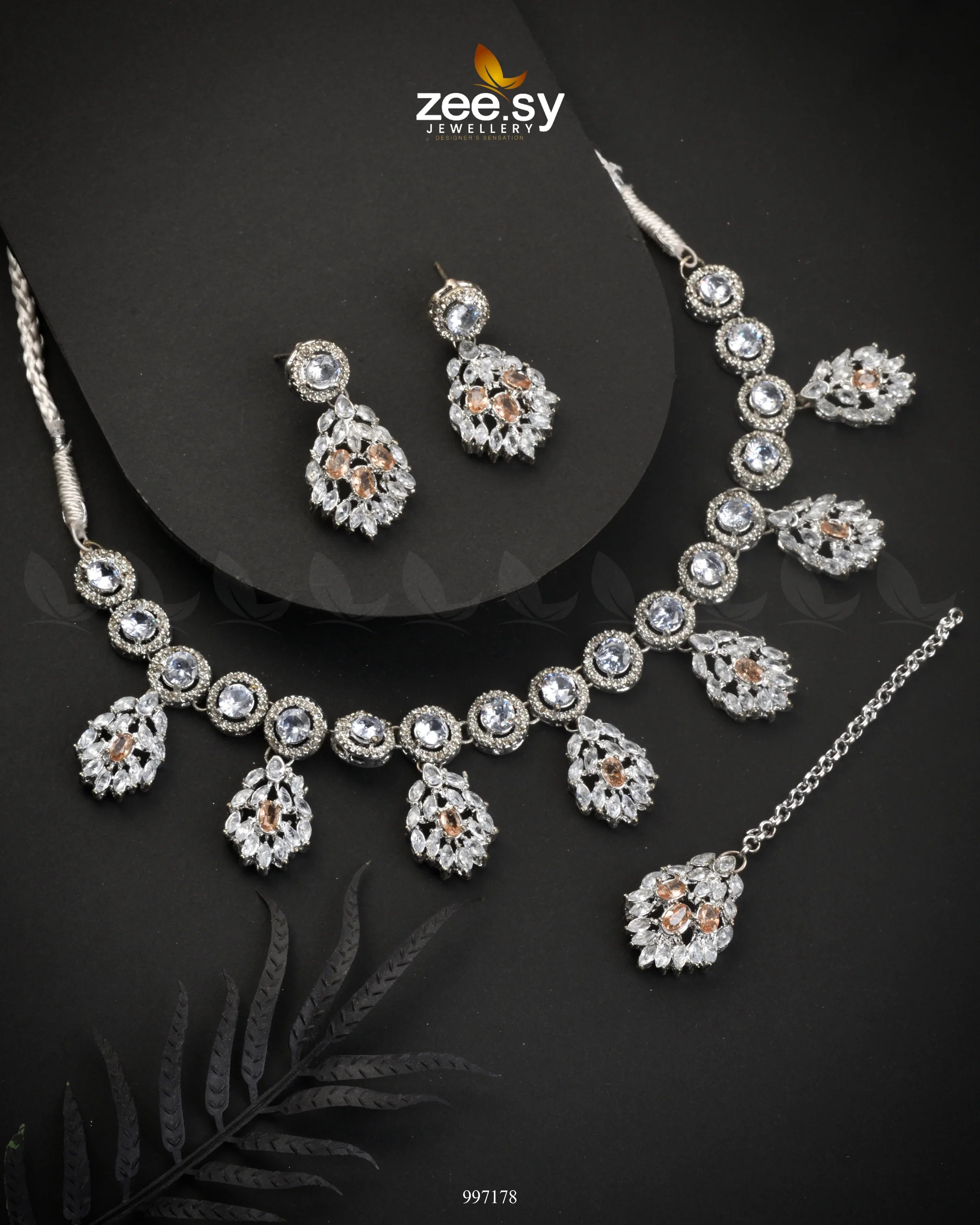 Thistle Necklace Set - Zeesy Jewellery