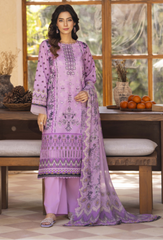 Zarwisha By Humdum Unstitched 3 Piece Digital Printed Emb Lawn Collection'2025-D-09