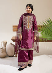 Rabt The Silk Edit Stitched 3 Piece Kids Formals Suit-Roop