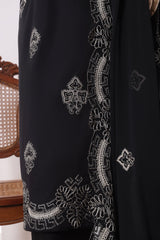 Khombi Stitched 3 Piece Luxury Cotton Suit-195-B