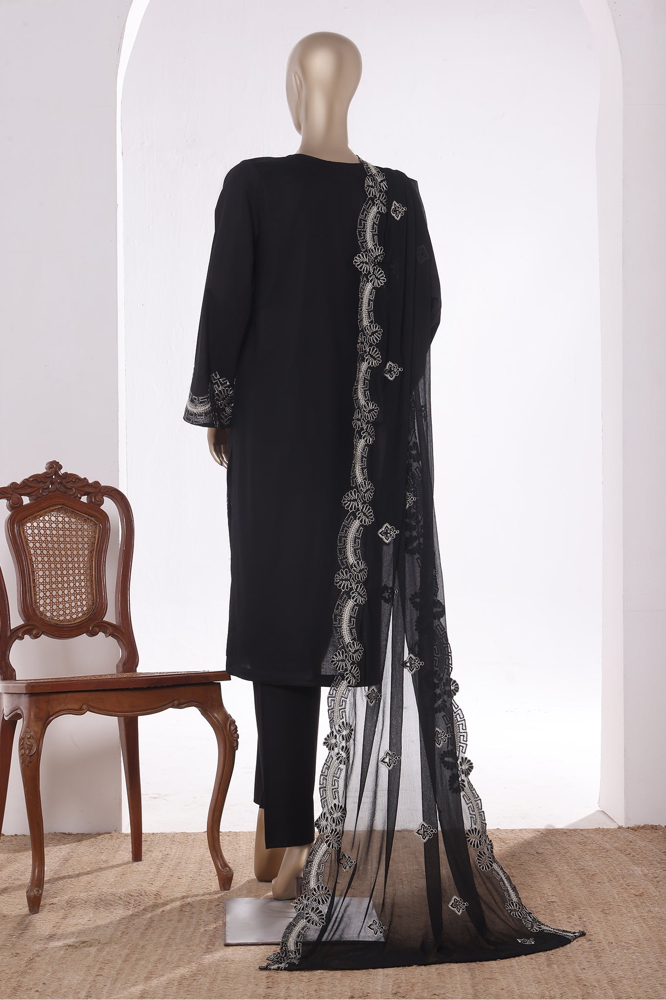 Khombi Stitched 3 Piece Luxury Cotton Collection'2025-195-B