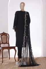 Khombi Stitched 3 Piece Luxury Cotton Suit-195-B