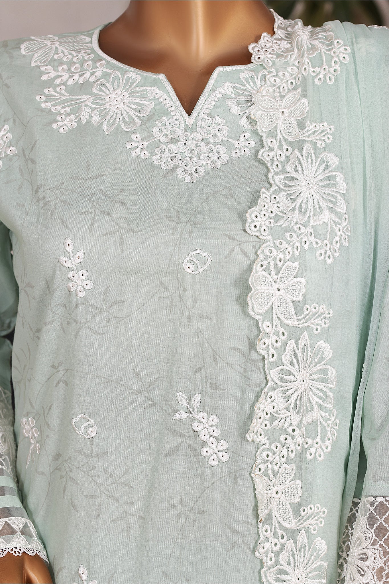 Khombi Stitched 3 Piece Luxury Cotton Collection'2025-198-AG-Kari Patta