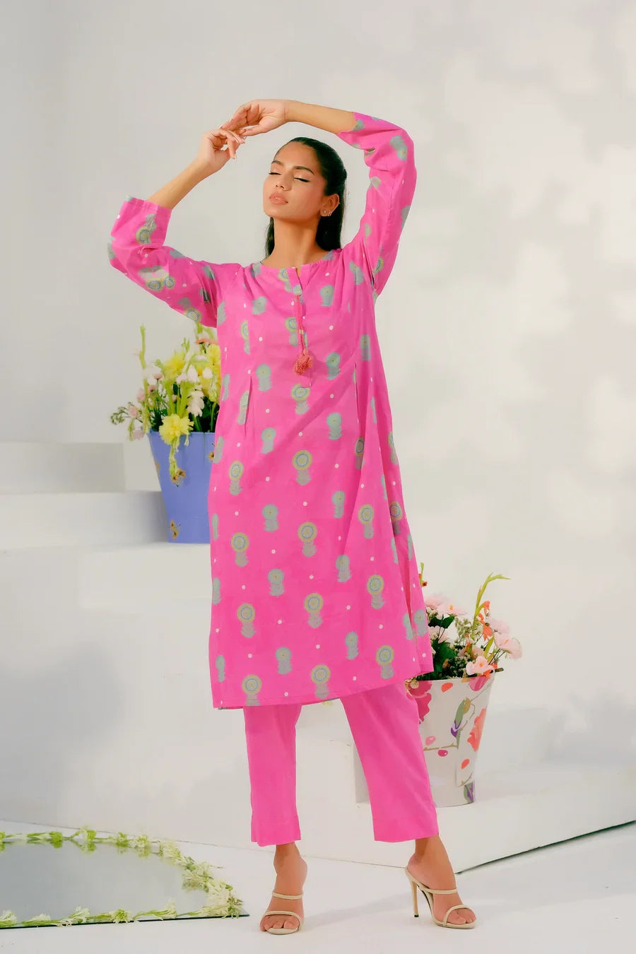 Dhaga Stitched 2 Piece Lawn Collection'2025-Matching separate 0019