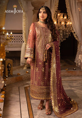Asim Jofa Shehnai Festive Ajsh-17 Embroidered Chiffon 3 Pcs