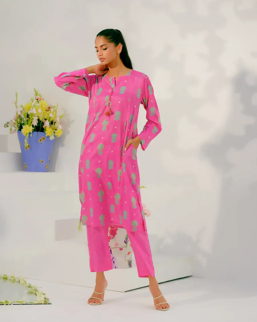 Dhaga Stitched 2 Piece Lawn Collection'2025-Matching separate 0019