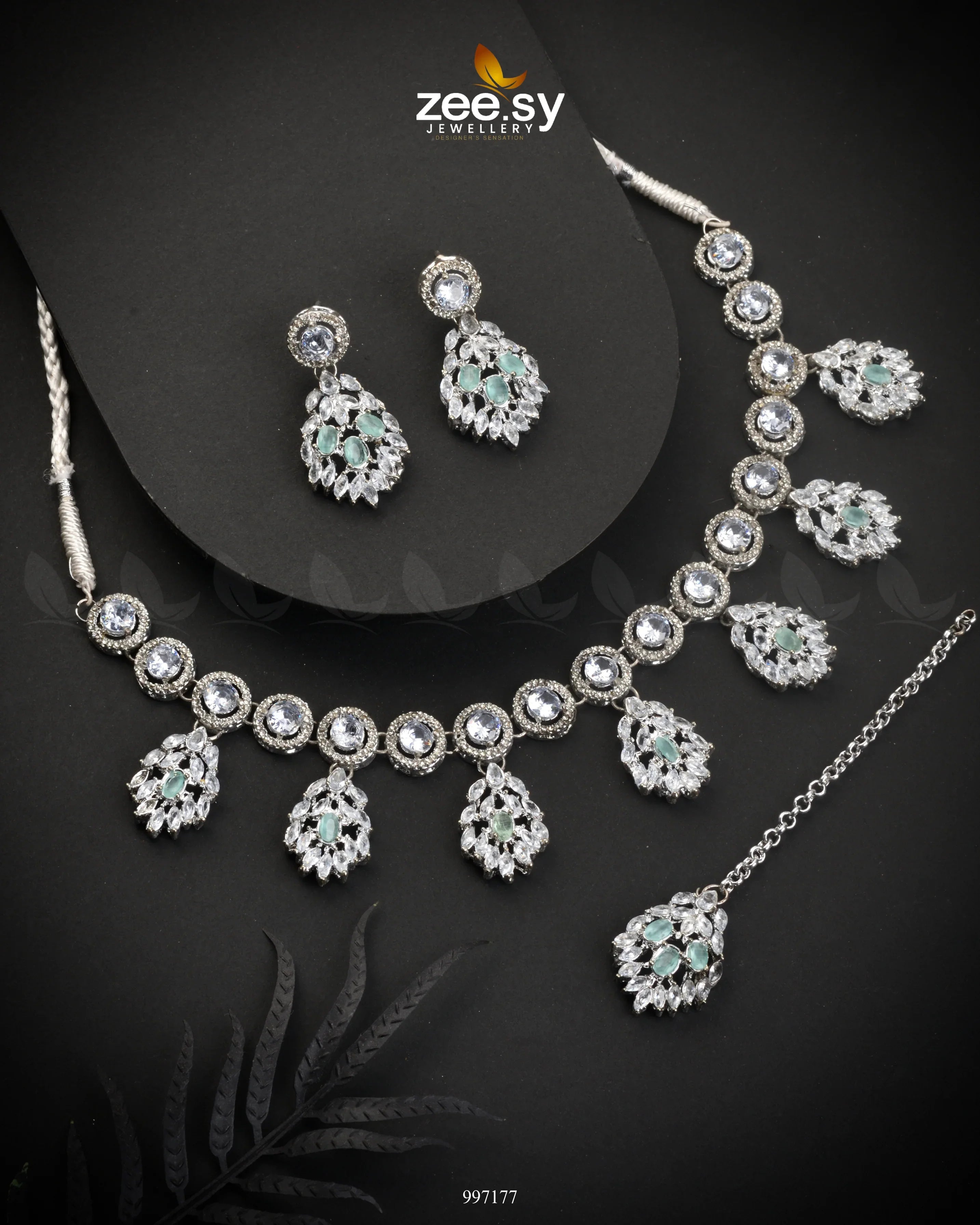 Thistle Necklace Set - Zeesy Jewellery
