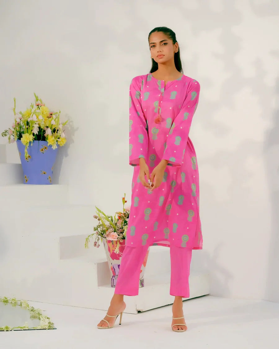 Dhaga Stitched 2 Piece Lawn Collection'2025-Matching separate 0019
