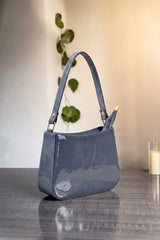 Fineur Shoulder Bag Shiny Crush - Gray