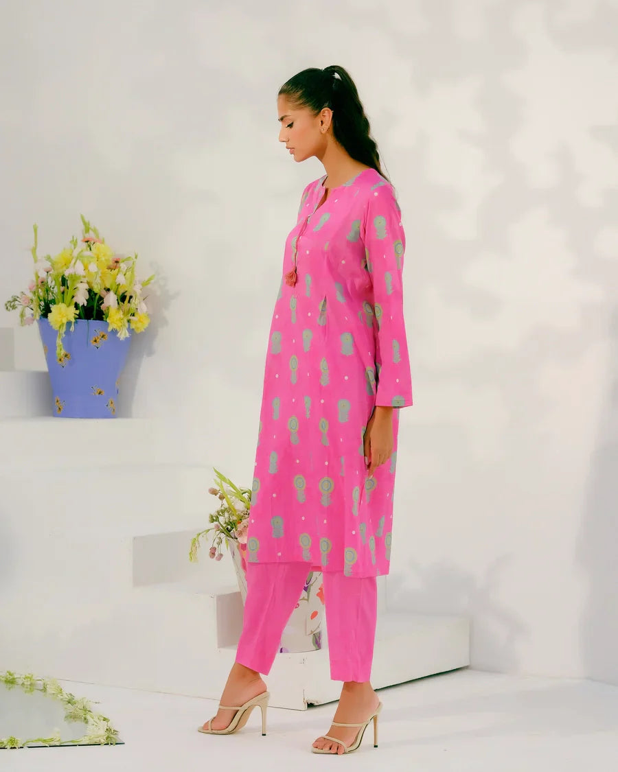Dhaga Stitched 2 Piece Lawn Collection'2025-Matching separate 0019