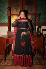 Omal By Komal Stitched 2 Piece Formals Suit-Hijr
