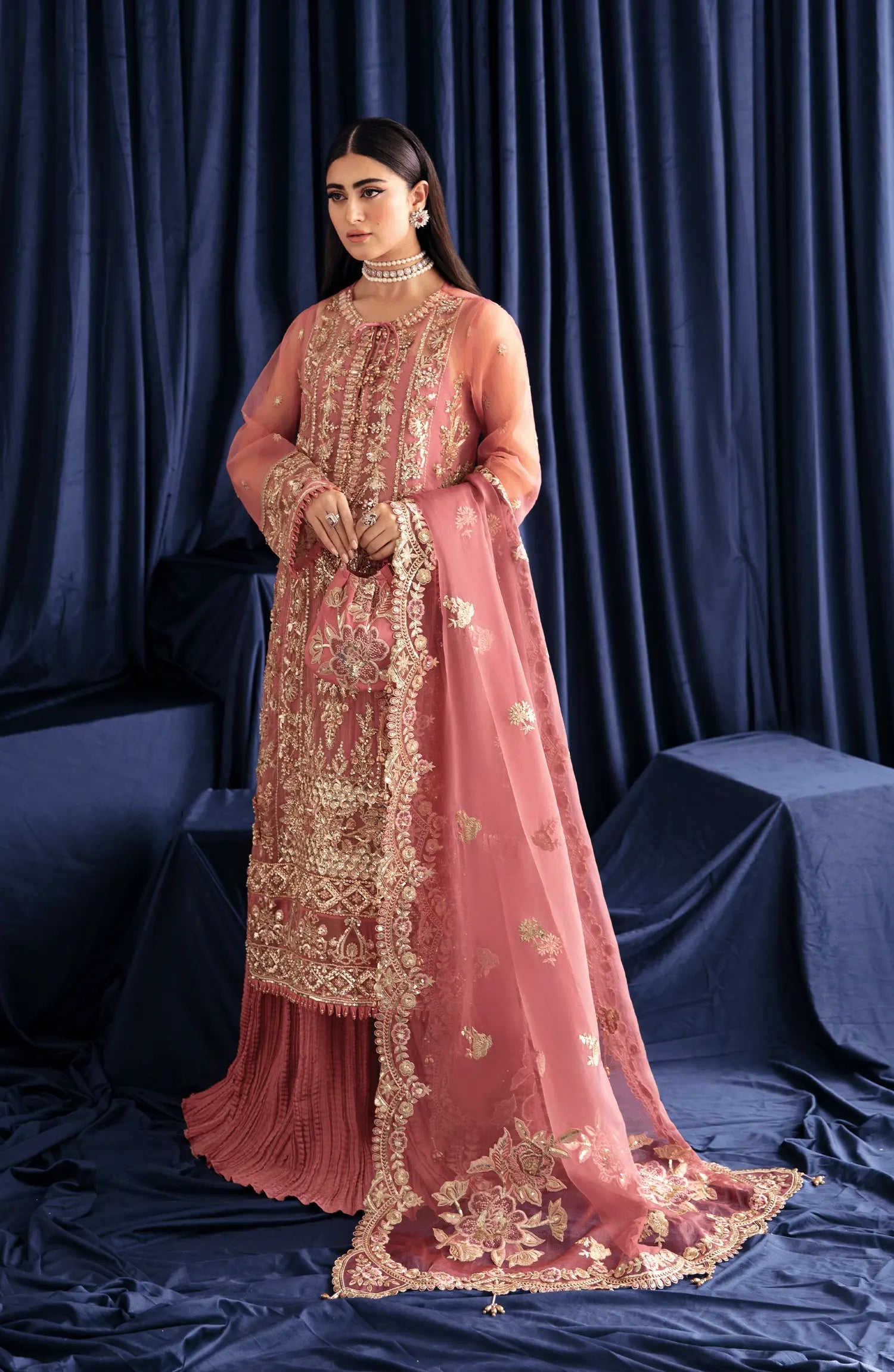 Zebaish By Fabiha Fatima Unstitched 3 Piece Formals Collection'2025-Mehak