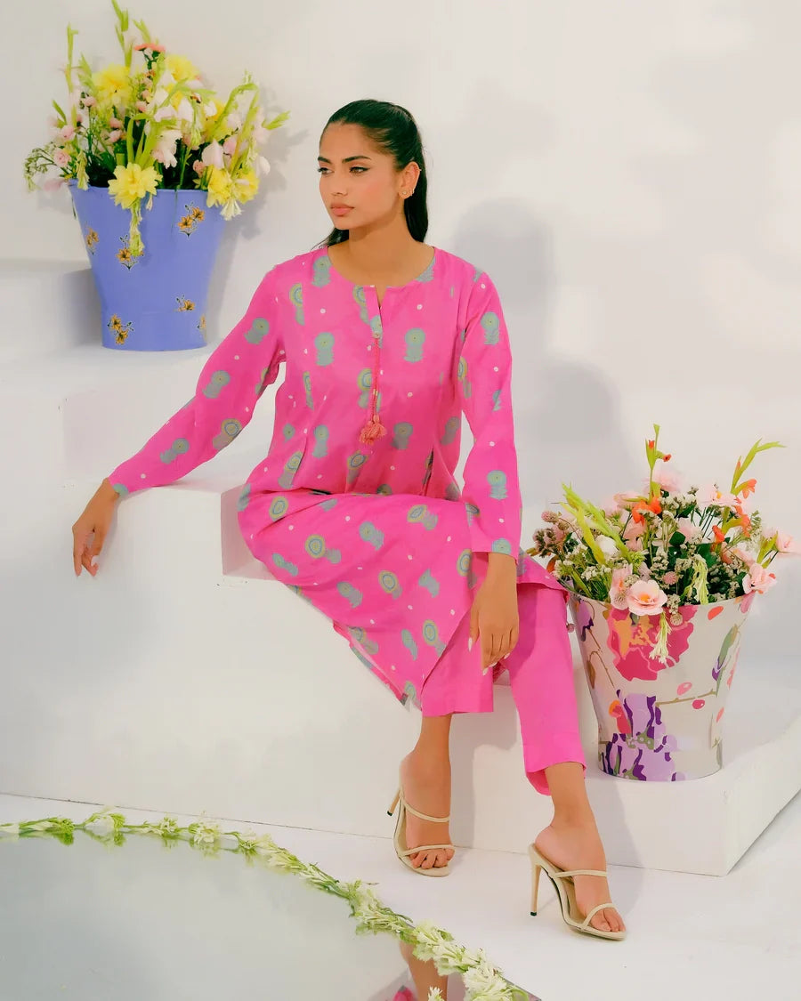 Dhaga Stitched 2 Piece Lawn Collection'2025-Matching separate 0019