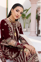 Andaz e Makhmal By Zebtan Unstitched 3 Piece Luxury Formals Collection'2026-ZAM-02
