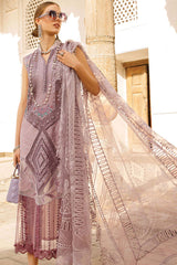 Voyage A Luxe by Maria B Unstitched 3 Piece Luxury Eid Lawn Suit-MVL-01-A