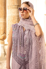 Voyage A Luxe by Maria B Unstitched 3 Piece Luxury Eid Lawn Suit-MVL-01-A