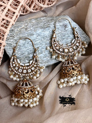 Made For Her-Antique Filigree Earrings - LNS1149