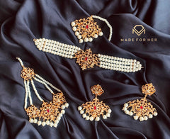 Made For Her-Curly Choker Set - KAHD200