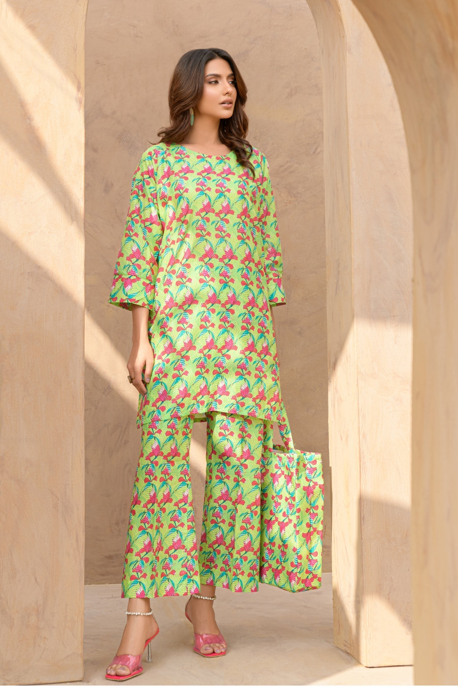 Kesori By Suitsu Stitched Co Ords Collection-Adaia-2 Piece Set