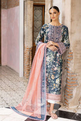 Tahra by Zainab Chottani Unstitchd 3 Piece Lawn Collection'2023-ZTC-01-B