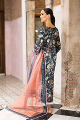 Tahra by Zainab Chottani Unstitchd 3 Piece Lawn Collection'2023-ZTC-01-B