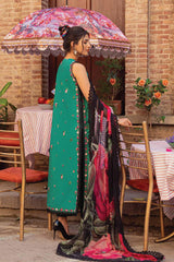 Tesoro Hemline by Mushq Unstitched 3 Piece Spring Summer Lawn Suit-HML-01-B