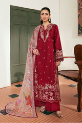 Zync By Florent Unstitched 3 Piece Luxury Lawn Vol-02 Suit-FZ-1B