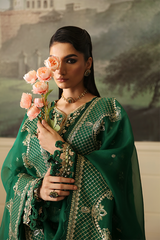 Nyra Unstitched 3 Piece Wedding Festive Collection'2025-Jade