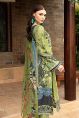Riwayat By Ramsha Unstitched 3 Piece Luxury Lawn Vol-09 Suit-Y-912
