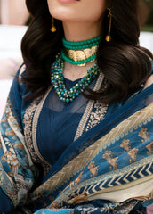 Summer Glow By Gulaal Unstitched 3 Piece Luxury Lawn Suit-SYLVIYA (GL-L-24V3-01)