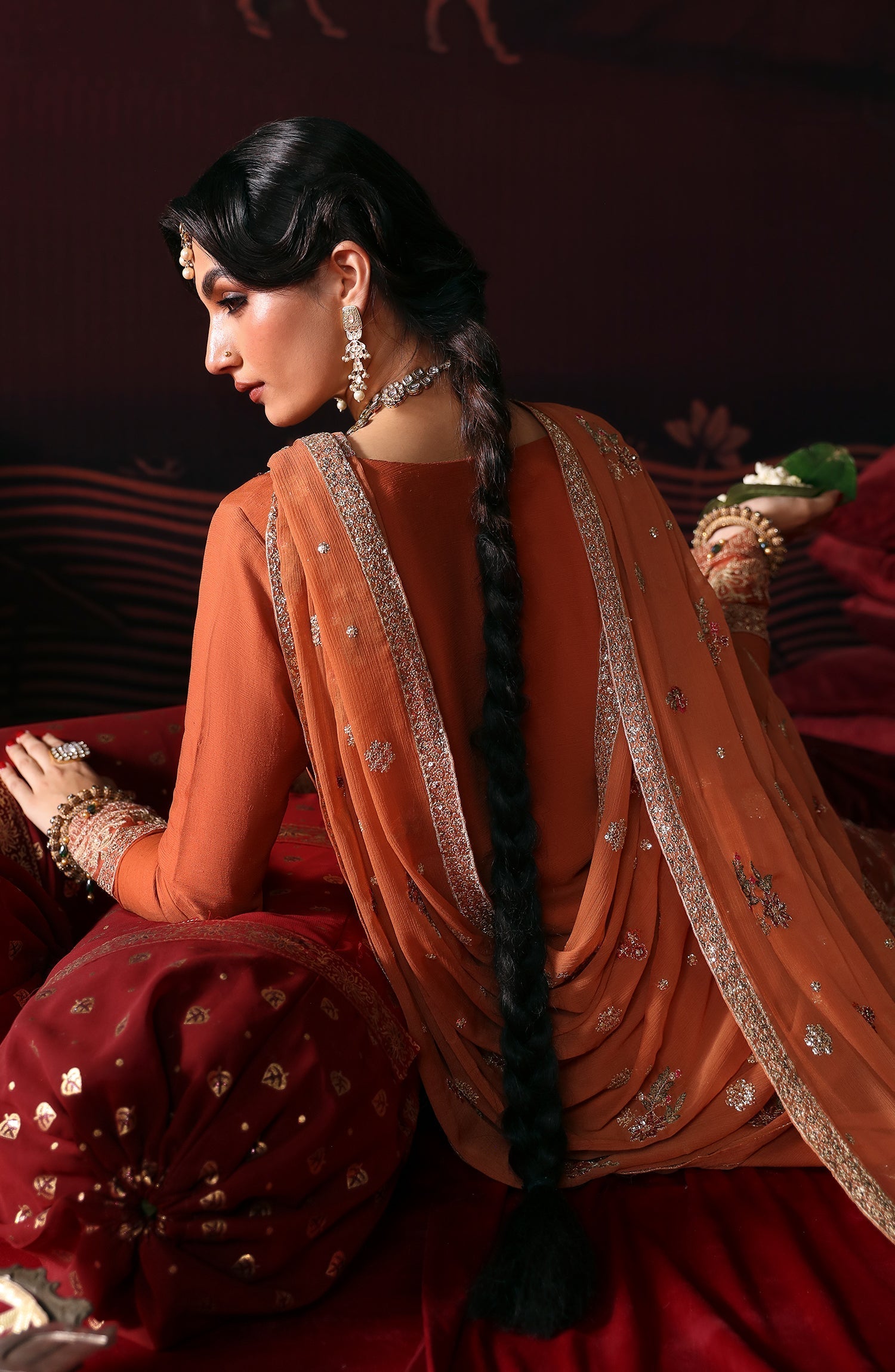 Devdas By Emaan Adeel Unstitched 3 Piece Formals Collection'2024-LEELA