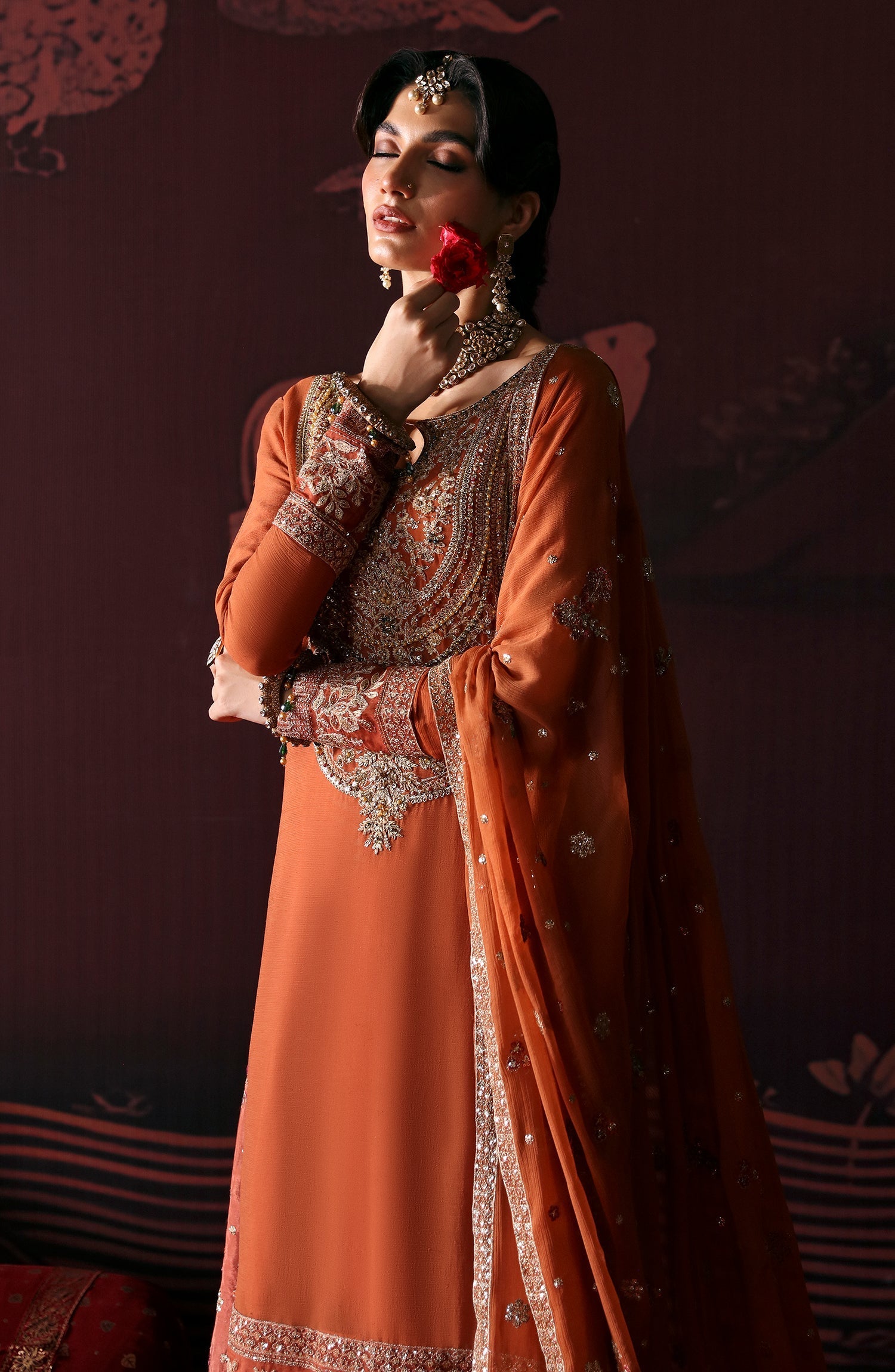 Devdas By Emaan Adeel Unstitched 3 Piece Formals Collection'2024-LEELA