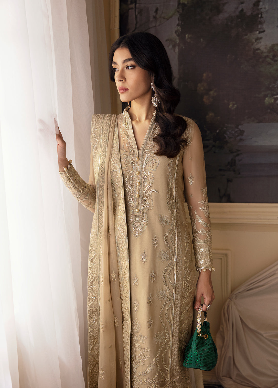 Gulaal Unstitched 3 Piece Emb Chiffon Vol-02 Collection'2023-Ailaah