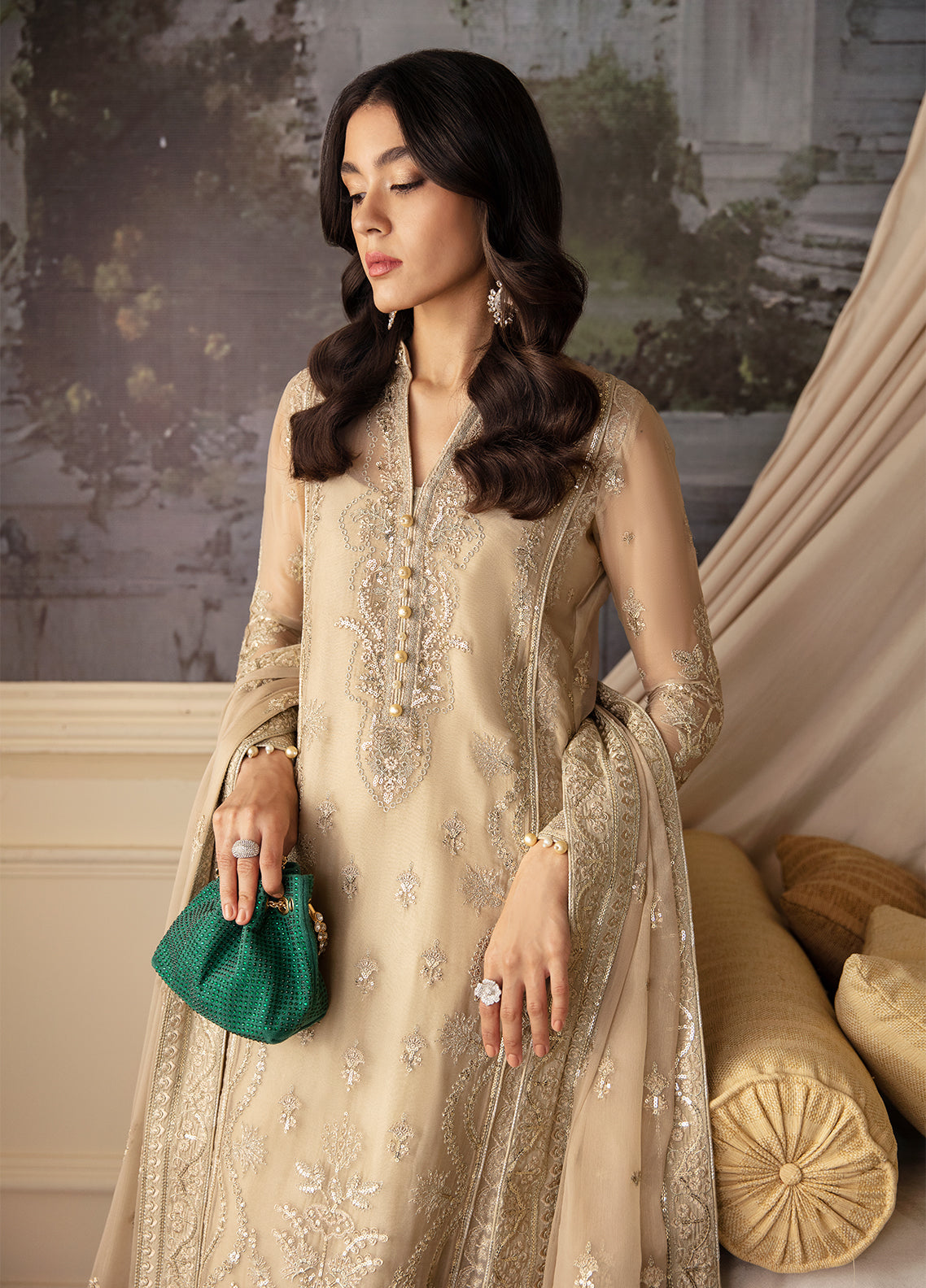 Gulaal Unstitched 3 Piece Emb Chiffon Vol-02 Collection'2023-Ailaah
