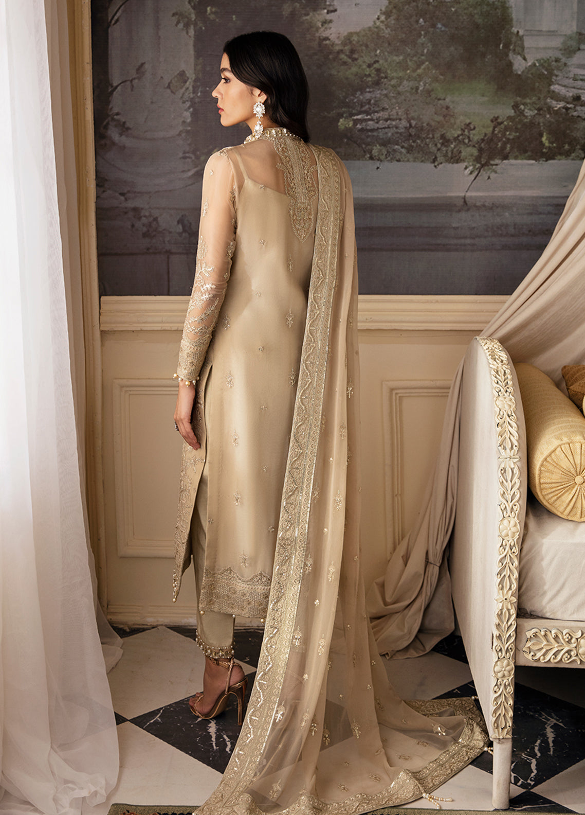 Gulaal Unstitched 3 Piece Emb Chiffon Vol-02 Collection'2023-Ailaah
