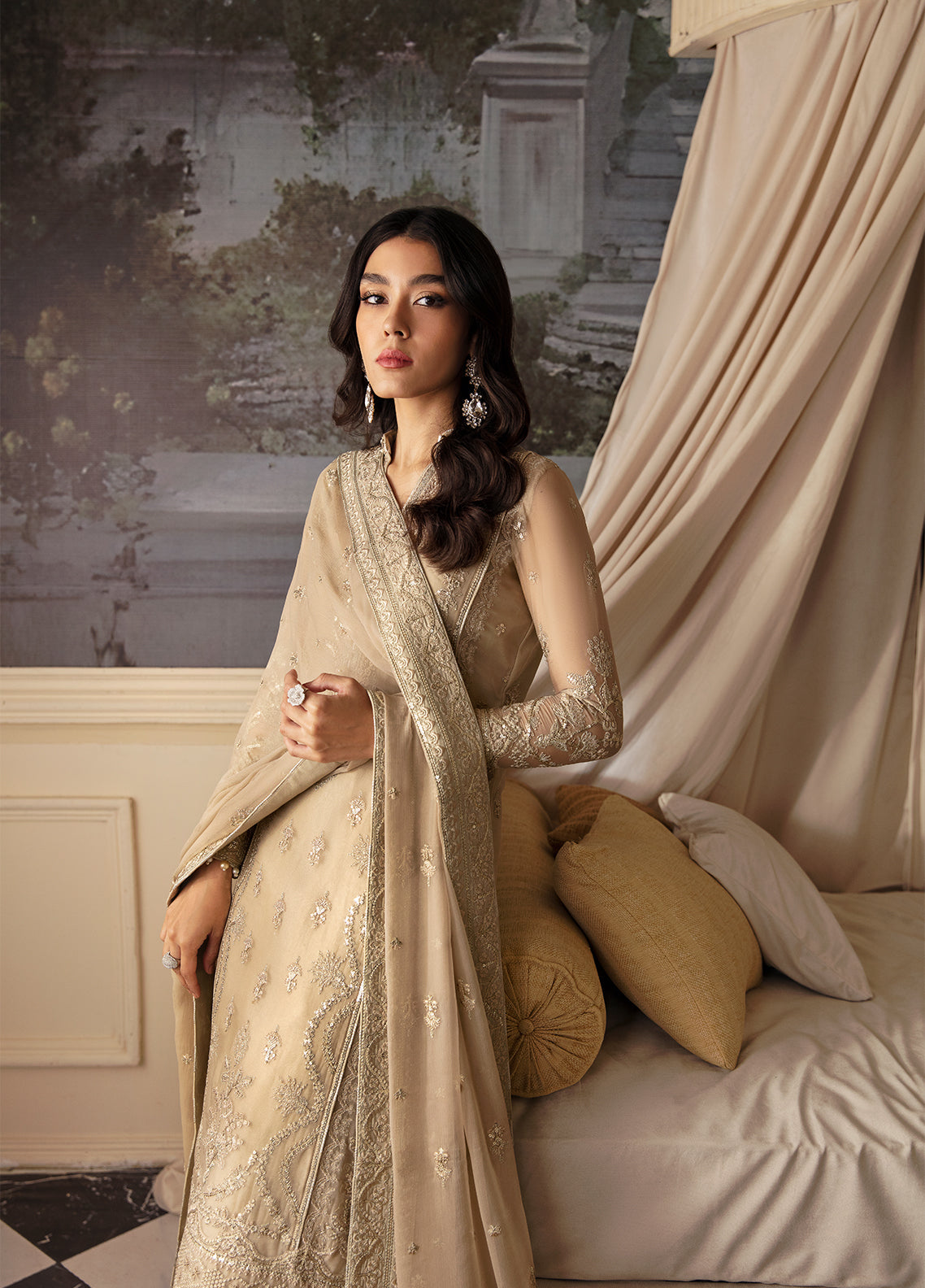 Gulaal Unstitched 3 Piece Emb Chiffon Vol-02 Collection'2023-Ailaah